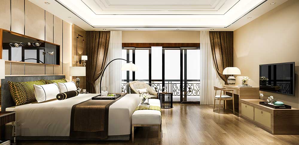 Modern living room design at Mahindra Kandivali East
